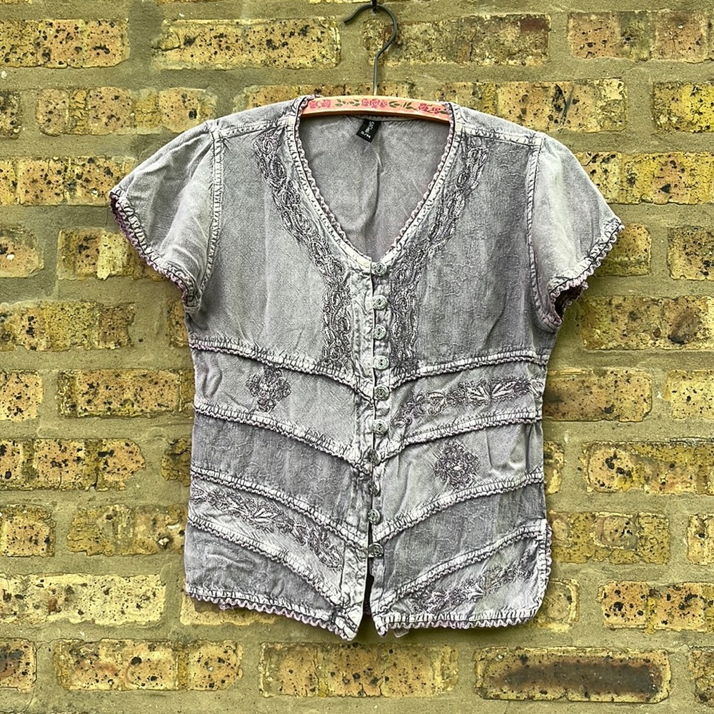 Sacred Thread Embroidered Shirt